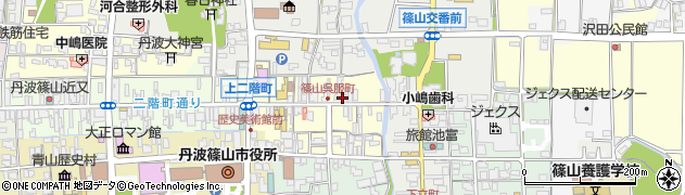 神戸新聞社篠山支局周辺の地図