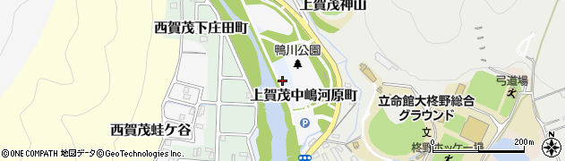 京都府京都市北区西賀茂中島町周辺の地図