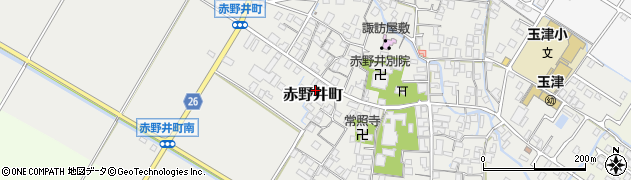 滋賀県守山市赤野井町263周辺の地図