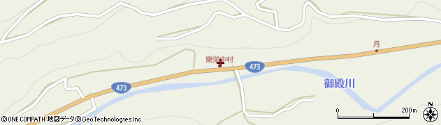 愛知県北設楽郡東栄町月甫木19周辺の地図