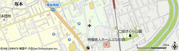 静岡県田方郡函南町間宮602周辺の地図