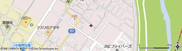 滋賀県守山市川田町824周辺の地図
