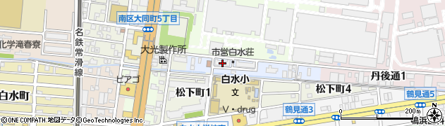 愛知県名古屋市南区鳴尾町丹後江周辺の地図