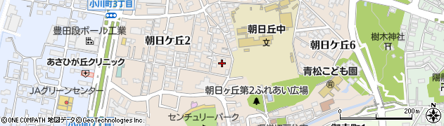 愛知県豊田市朝日ケ丘周辺の地図