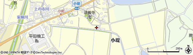 滋賀県野洲市小堤1172周辺の地図