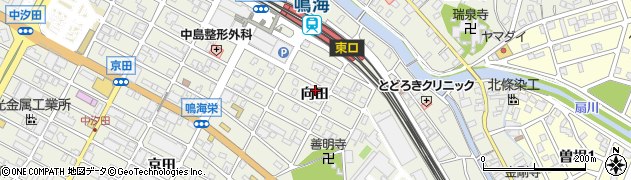 愛知県名古屋市緑区鳴海町向田周辺の地図