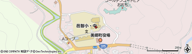 美郷町立邑智中学校周辺の地図