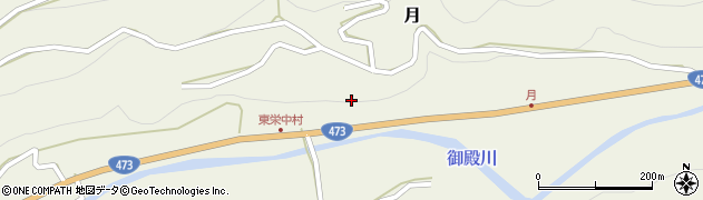 愛知県北設楽郡東栄町月甫木18周辺の地図