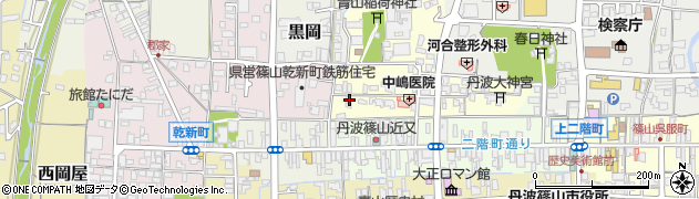 兵庫県丹波篠山市山内町16周辺の地図