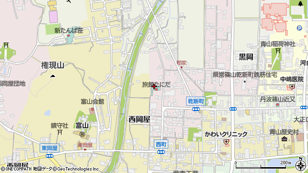 〒669-2335 兵庫県丹波篠山市乾新町の地図