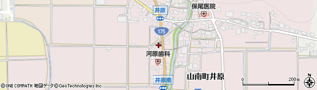 山南小川郵便局周辺の地図