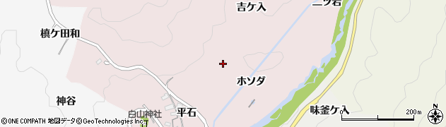 愛知県豊田市幸海町（ホソダ）周辺の地図