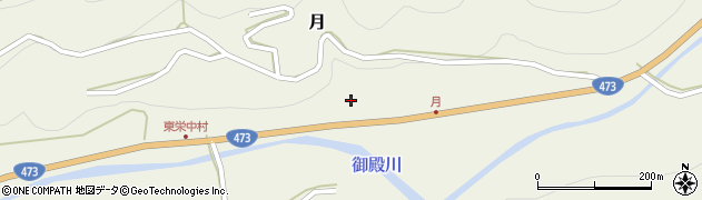 愛知県北設楽郡東栄町月鍛治屋平6周辺の地図