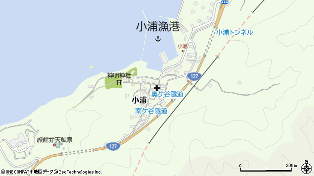〒299-2224 千葉県南房総市小浦の地図