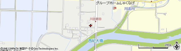 上新田集落センター周辺の地図