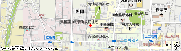 兵庫県丹波篠山市山内町25周辺の地図