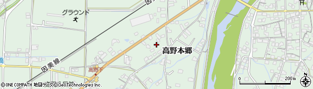 岡山県津山市高野本郷1849周辺の地図