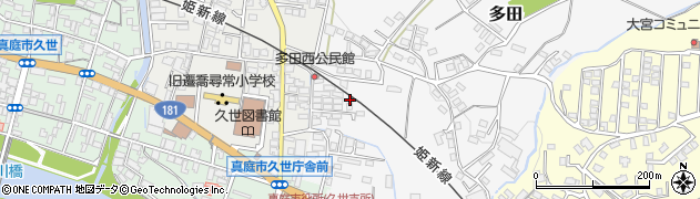 岡山県真庭市多田51周辺の地図
