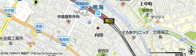 愛知県名古屋市緑区鳴海町向田166周辺の地図