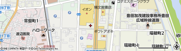 ハートアップ豊田中央周辺の地図