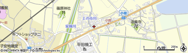 滋賀県野洲市小堤375周辺の地図
