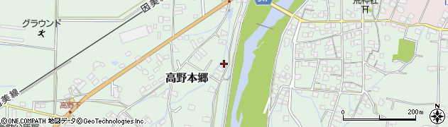 岡山県津山市高野本郷2111周辺の地図