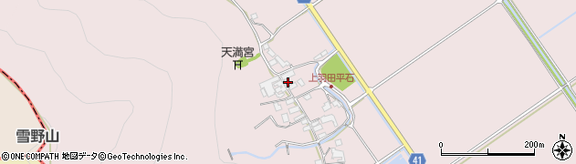滋賀県東近江市上羽田町1447周辺の地図