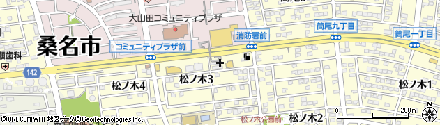 歌行燈 大山田店周辺の地図