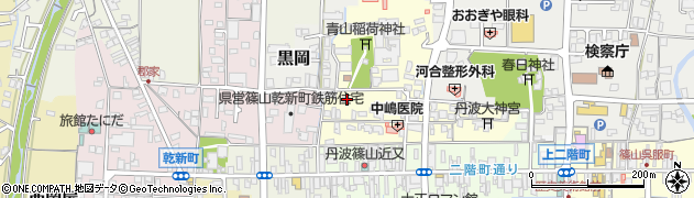 兵庫県丹波篠山市山内町28周辺の地図