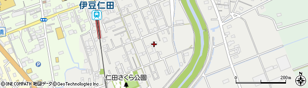 静岡県田方郡函南町仁田210周辺の地図