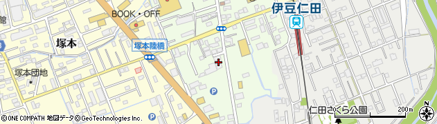 静岡県田方郡函南町間宮563周辺の地図