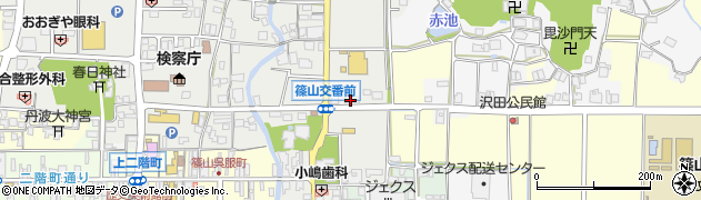 綜合警備保障株式会社阪神支社篠山営業所周辺の地図
