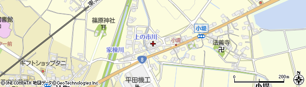 滋賀県野洲市小堤374周辺の地図