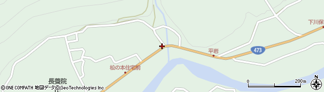 愛知県東栄町（北設楽郡）下田（金紫）周辺の地図