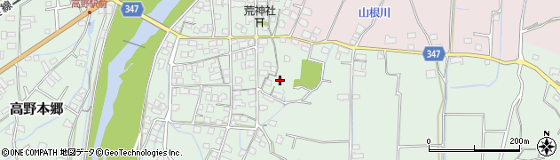 岡山県津山市高野本郷2733周辺の地図