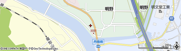 兵庫県丹波篠山市明野176周辺の地図