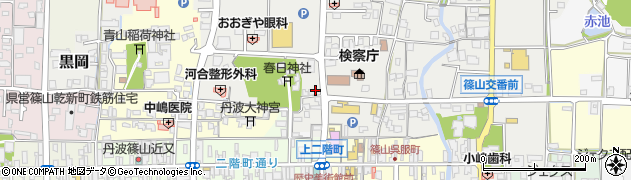 但馬銀行篠山支店周辺の地図