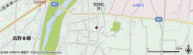 岡山県津山市高野本郷2728周辺の地図