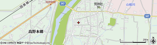 岡山県津山市高野本郷2751周辺の地図