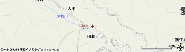 愛知県豊田市石楠町小食沢連周辺の地図