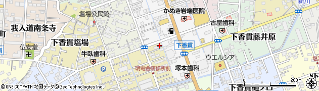 沼津信用金庫下香貫支店周辺の地図