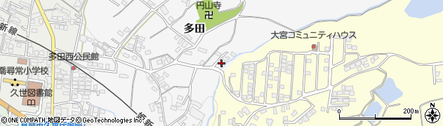 岡山県真庭市多田90周辺の地図