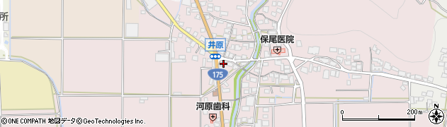 兵庫県丹波市山南町井原周辺の地図