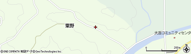 岡山県美作市粟野1399周辺の地図