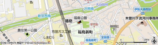 福島公園周辺の地図