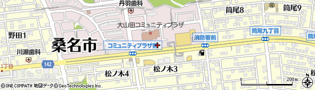 桑名大山田郵便局 ＡＴＭ周辺の地図