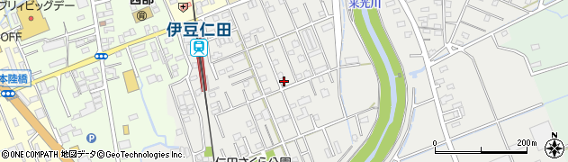 静岡県田方郡函南町仁田191-61周辺の地図