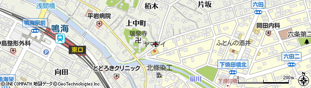 愛知県名古屋市緑区鳴海町会下周辺の地図