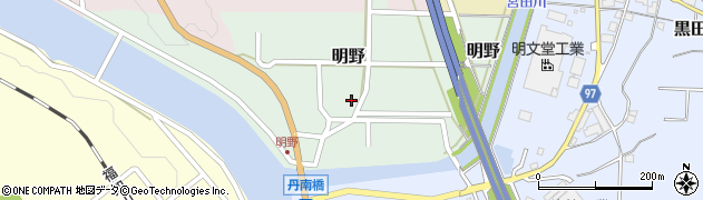 兵庫県丹波篠山市明野47周辺の地図