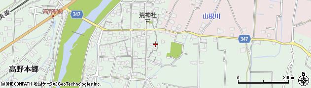 岡山県津山市高野本郷2737周辺の地図